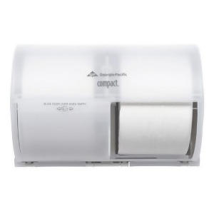Georgia Pacific Compact Toilet Tissue Dispenser 56797Ea Translucent White 1 Each / Each - All