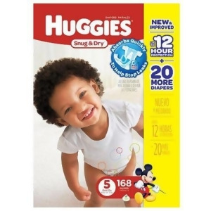 Kimberly Clark Huggies Diaper 43085Cs Size 5 168 Each / Case - All