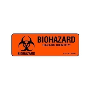 Shamrock Scientific Chemical Hazard Label Sbh-4rl 500 Each / Roll - All