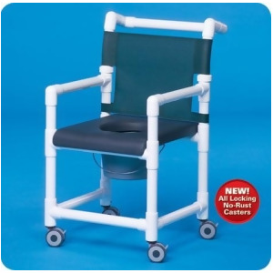 Deluxe Shower Chair Commode Sc718p Sc718p 38 H x 21 W x 25.25 D - All