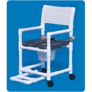Standard Line Open Front Soft Seat Shower Chair Commode Vlof17pfrsb Vlof17pfrsb 38 H x 21 W x 21.5 D - All