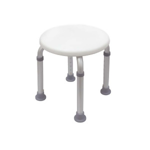 Drive Medical Adjustable Height Bath Stool White - All