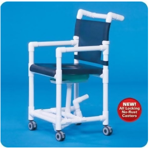 Shower Chair Commode Accommodates Bedpan - All