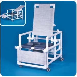 Innovative Products Unlimited Scc260rcosn Deluxe Reclining Shower Chair Commode - All