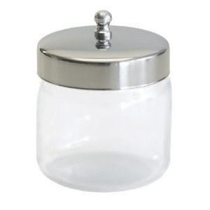 Grafco 3461 Unlabeled Dressing Jars With Covers. Measured Height X Diameter Glass 4 x 4 - All