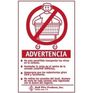 Wall Mounted Warning Sign Spanish - All