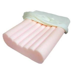Radial Cut Memory Foam Pillow with Terrycloth Cover - All