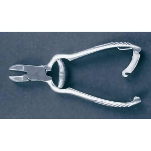 Nail Nipper Concave Jaws 4-1/2 Inch Chrome Covered Stainless Steel - All
