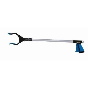 Healthsmart Adjustable Length Reacher Grabber Blue and Silver - All