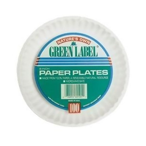 Paper Plates 9 Diameter Item Number Ajm-pp9grewh 1200 Each / Case - All