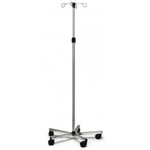 Lumex 7016A Stainless Steel Deluxe Iv Stand - All