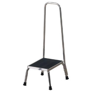Step Stool entrust Performance 1-Step Chrome Plated Steel 8-3/4 Inch - All