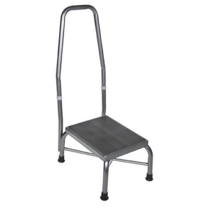 Drive Medical Footstool with Non Skid Rubber Platform and Handrail - All