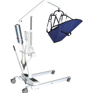 Drive Medical Electric Patient Lift with Rechargeable Battery Removable Battery - All