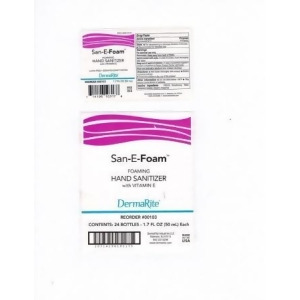 Hand Sanitizer Sani-Foam Item Number 00107Fcs - All