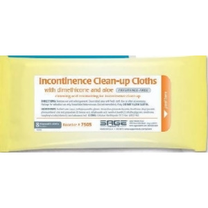Sage Products Sage Incontinent Care Wipe 7505Cs 240 Each / Case - All