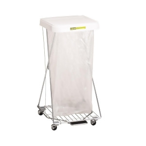 Wire Hamper Stand w/ Foot Pedal - All