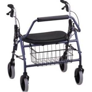 Nova Ortho-Med Mighty Mack Heavy Duty 4 Wheel Rollator 4216Blea 1 Each / Each - All