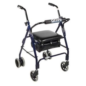 Drive Medical Mimi Lite Push Brake Walker Rollator - All