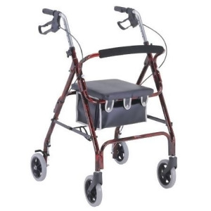 Merits Health Products Rollator Blue Rollator Aluminum 32 to 36 Inch - All