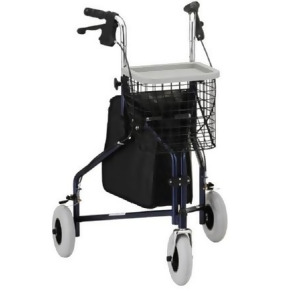 Nova Ortho-Med Walker Traveler 3-Wheel Blue 4900Blea Blue 1 Each / Each - All