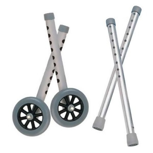 Drive Medical Extended Height Walker Wheels and Legs Combo Pack 5 Wheels - All
