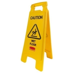 Caution Sign Wet Floor Item Number Fg611277yel 1 Each / Each - All