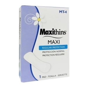 Saalfeld Redistribution Maxithins Feminine Pad Mt-4cs 250 Each / Case - All