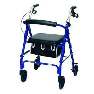 Jr. Size Rollator with Loop Brakes and Basket Blue Sold by the Each Quantity per Each 1 Ea Category Ambulatory Aids Product Class Miscellaneous Dme - 