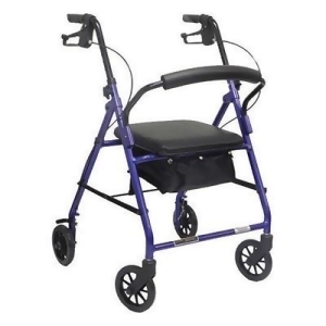 Value Rollator with Loop Brakes Blue 1 Each / Each - All