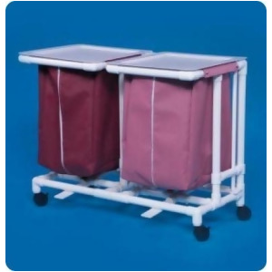 Innovative Products Unlimited Jh42fp Double Jumbo Linen Hamper with Foot Pedals - All