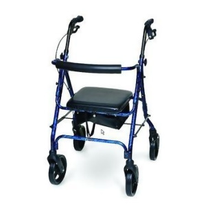 Deluxe Aluminum Rollator Marble Blue Sold by the Each Quantity per Each 1 Ea Category Ambulatory Aids Product Class Miscellaneous Dme - All