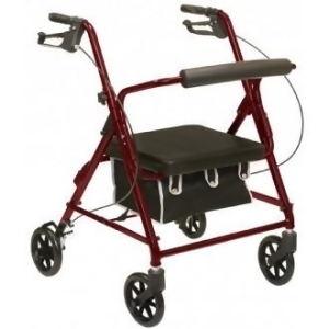 Probasics Junior Aluminum Rollator Burgundy 1 Each / Each - All