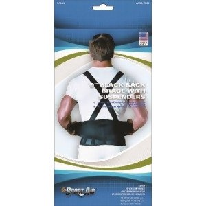 Scott Specialties Sport-Aid Back Support Belt Sa0109 Bla M/lea Medium / Large 1 Each / Each - All