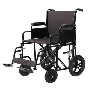 Probasics Heavy-Duty Transport Wheelchair Burgundy 1 Each / Each - All