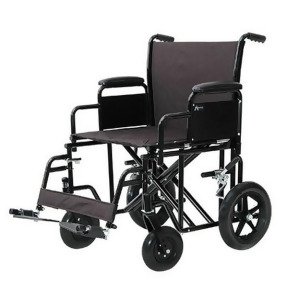Probasics Heavy-Duty Transport Wheelchair Black 1 Each / Each - All