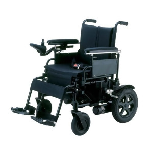 Drive Medical Cirrus Plus Folding Power Wheelchair with Footrest and Batteries - All
