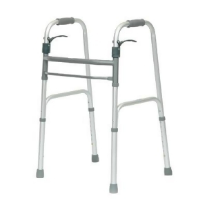Probasics Sure Lever Release Folding Walker with Wheels Carton of 4 - All
