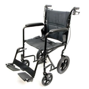 Deluxe Lightweight Aluminum Transport Wheelchair 1 Each / Each - All