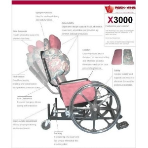 Smt Health Systems Rock-King X3000 Wheelchair X3000ea 1 Each / Each - All