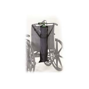 Drive Medical Deluxe Wheelchair Carry Pouch for Oxygen Cylinders Black 26 1/2 x 7 1/2 x 4 3/4 - All