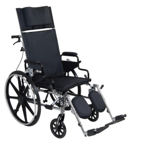 Drive Medical Viper Plus Gt Full Reclining Wheelchair Detachable Desk Arms 16 Seat - All
