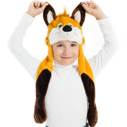 Foxy Fox Plush Headpiece Kids Costume Dress-Up Play Accessory 5 O'Reet 