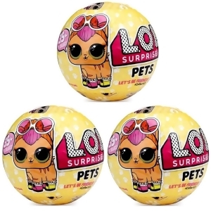 UPC 692764183855 product image for L.o.l. Surprise Eye Spy Pet Series 3 Wave 1 3pk Cat Yellow Ball Lol Doll  | upcitemdb.com