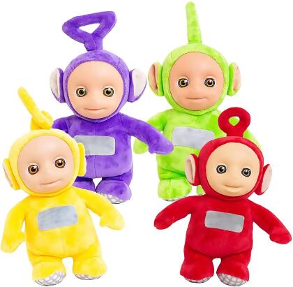 Teletubbies Talking Plush 4pk Po Laa Laa Dipsy Tinky Winky 11