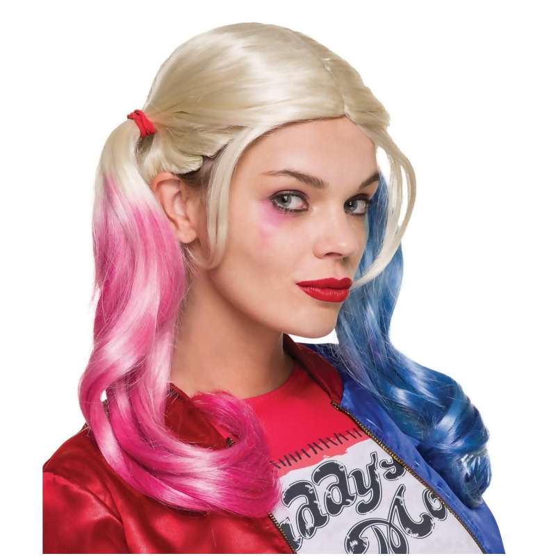 harley quinn pigtail wig