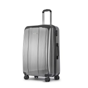 28” Wanderlite Suitcase Hard Case Luggage Carry On Bag w/ Wheels Secure Lock 100L Grey 28” Wanderlite Suitcase Hard Case Luggage Carry On Bag w/ Wheels Secure Lock 100L Grey