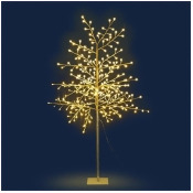 Jingle Jollys 1.5M Optic Fiber Blossom Christmas Tree 305 LED Cold White Jingle Jollys 1.5M Optic Fiber Blossom Christmas Tree 305 LED Cold White
