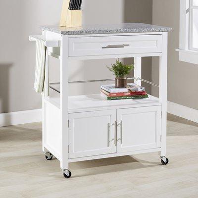 Andover Mills Snow Kitchen Island With Granite Top From Wayfair At Andover Mills Snow Kitchen Island With Granite Top From Wayfair At Com