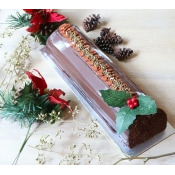 CHRISTMAS LOG CAKE - CHOCOLATE ETOILE CHRISTMAS LOG CAKE - CHOCOLATE ETOILE